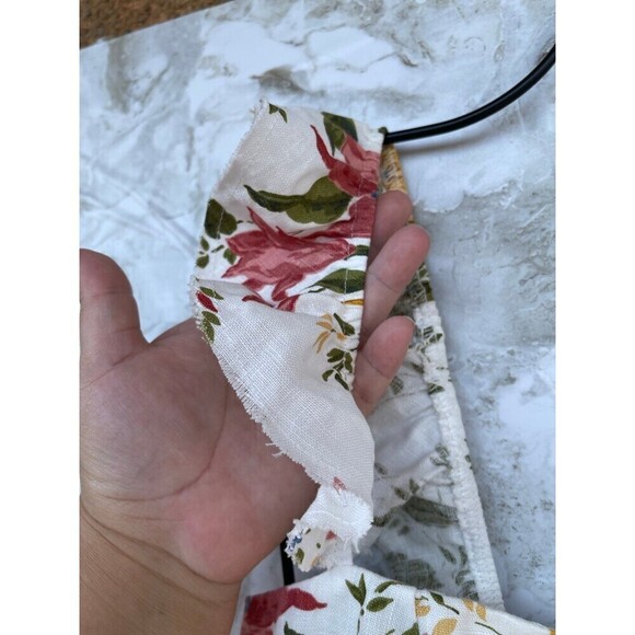 Reformation Spaulding Linen Midi Dress in bouquets printed size 6 - Picture 5 of 12